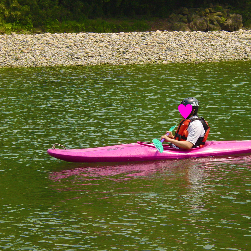 生まれて初めてのカヌー